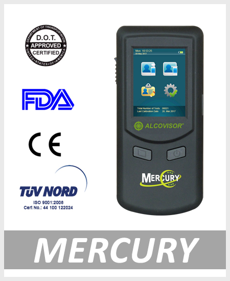 alcohol tester breathalyzer Mercury